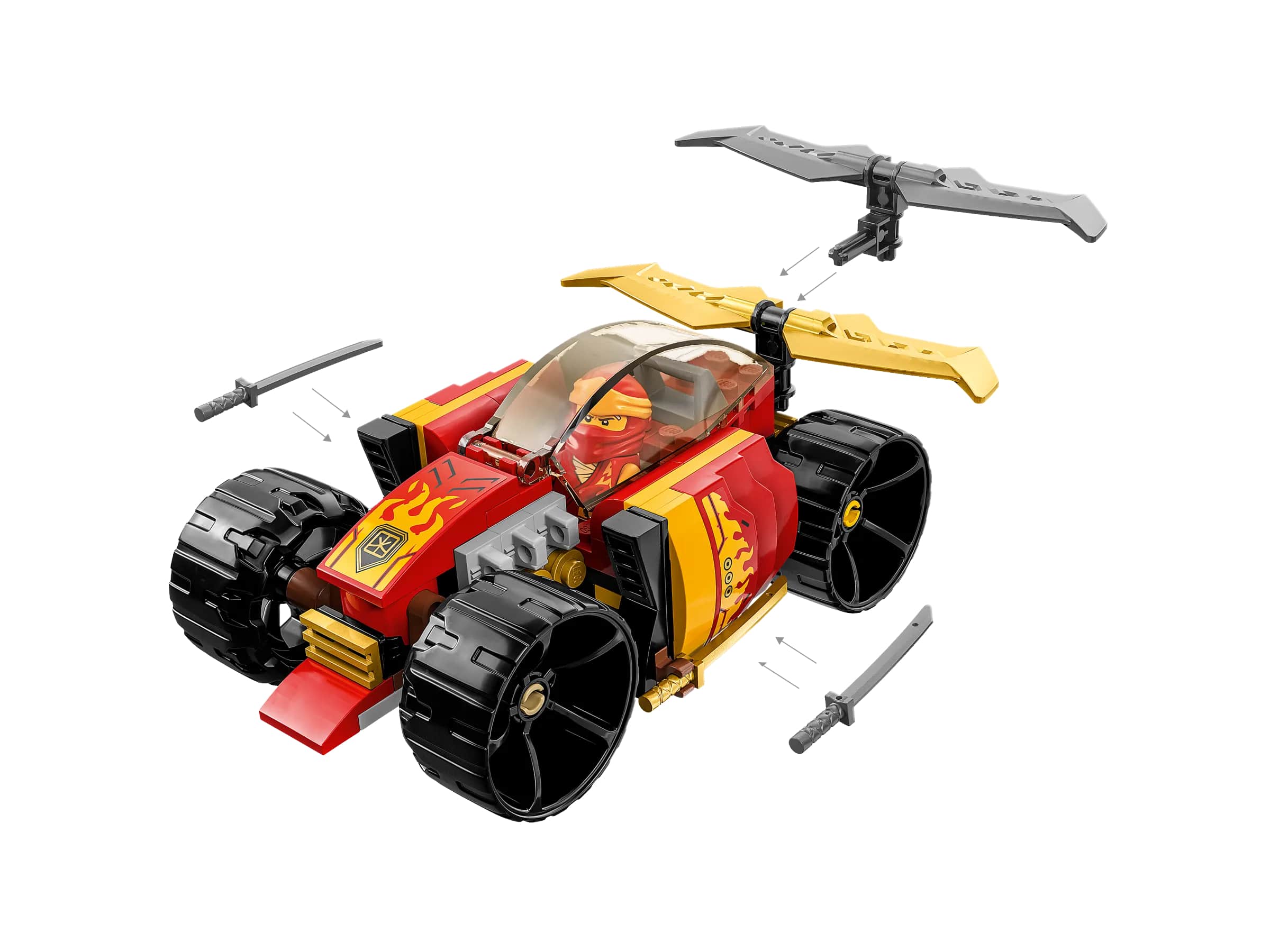 LEGO 71780 Ninjago Гоночный автомобиль ниндзя Кая EVO