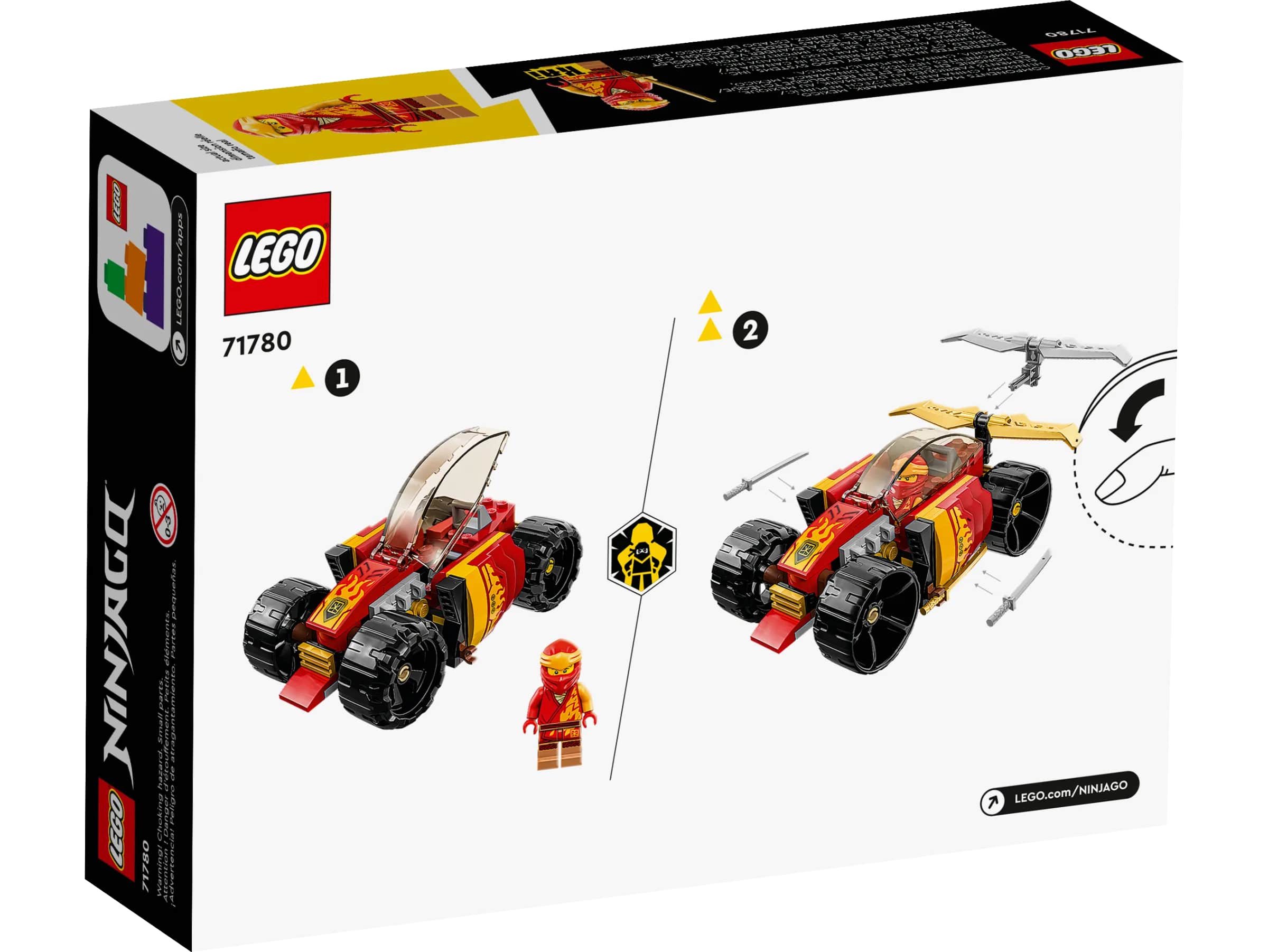 LEGO 71780 Ninjago Гоночний автомобіль ніндзя Кая EVO