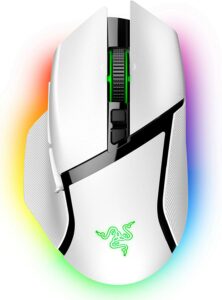 Миша Razer Basilisk V3 Pro, RGB, USB-A/WL/BT, білий