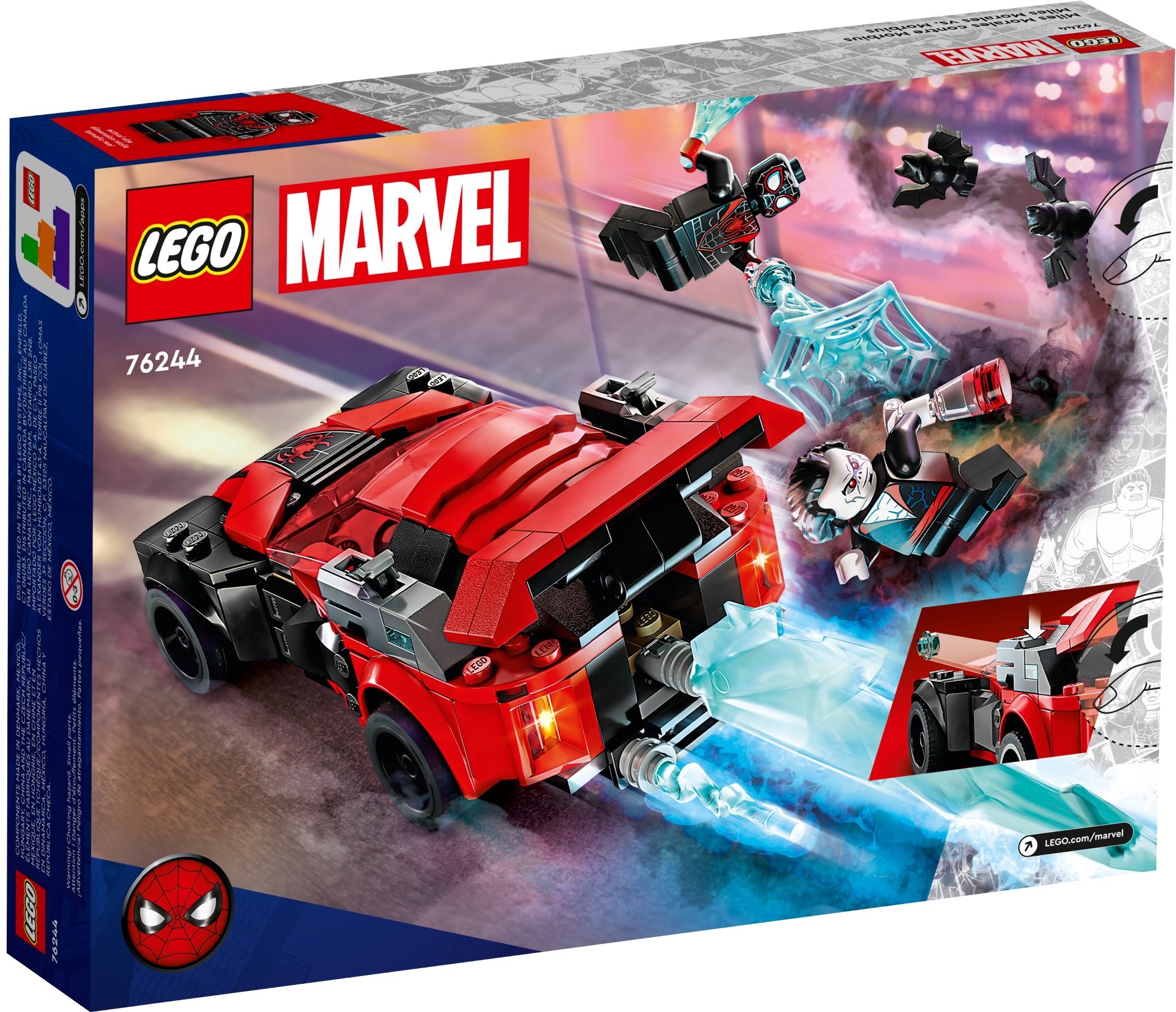 LEGO 76244 Super Heroes Майлз Моралес проти Морбіуса