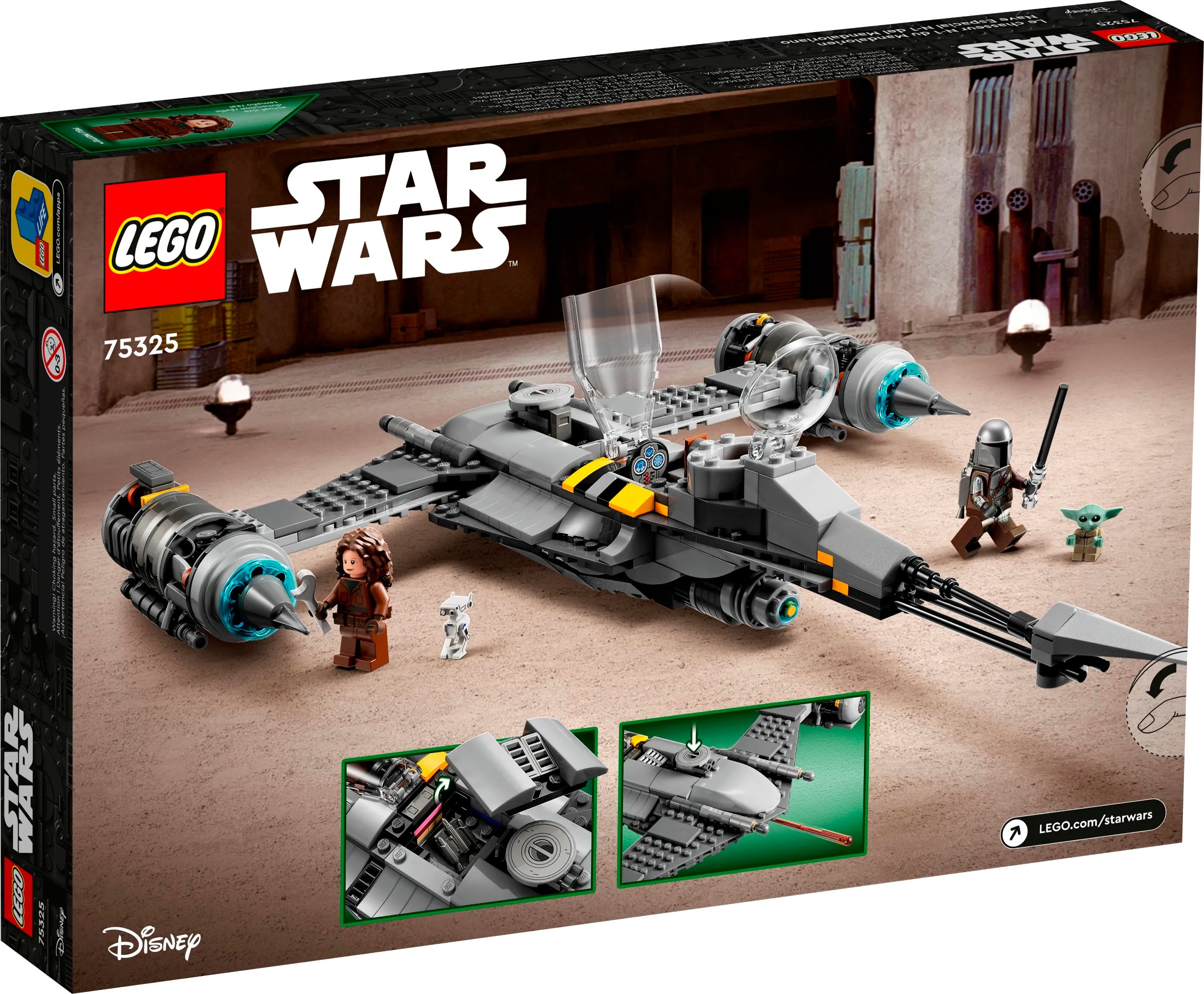 LEGO 75325 Star Wars Мандалорский звездный истребитель N-1