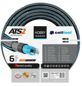 Шланг садовий Cellfast HOBBY ATS, 3/4', 25м, 6 шарів, до 30 Бар, -20…+60°C