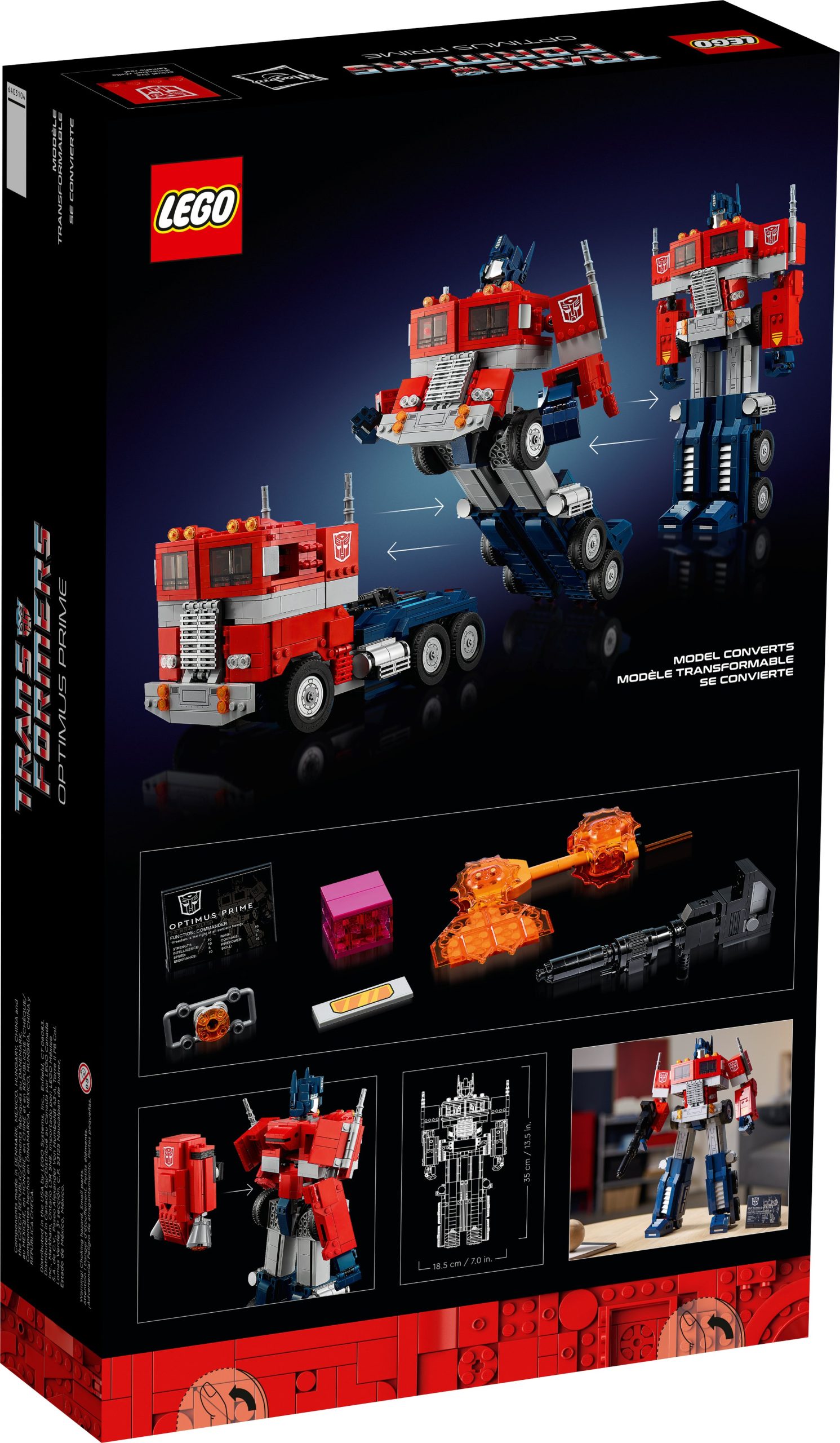 LEGO 10302 Icons Optimus Prime