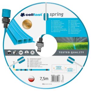 Шланг садовий Cellfast SPRING, зрошувальний перфорований, 7.5м