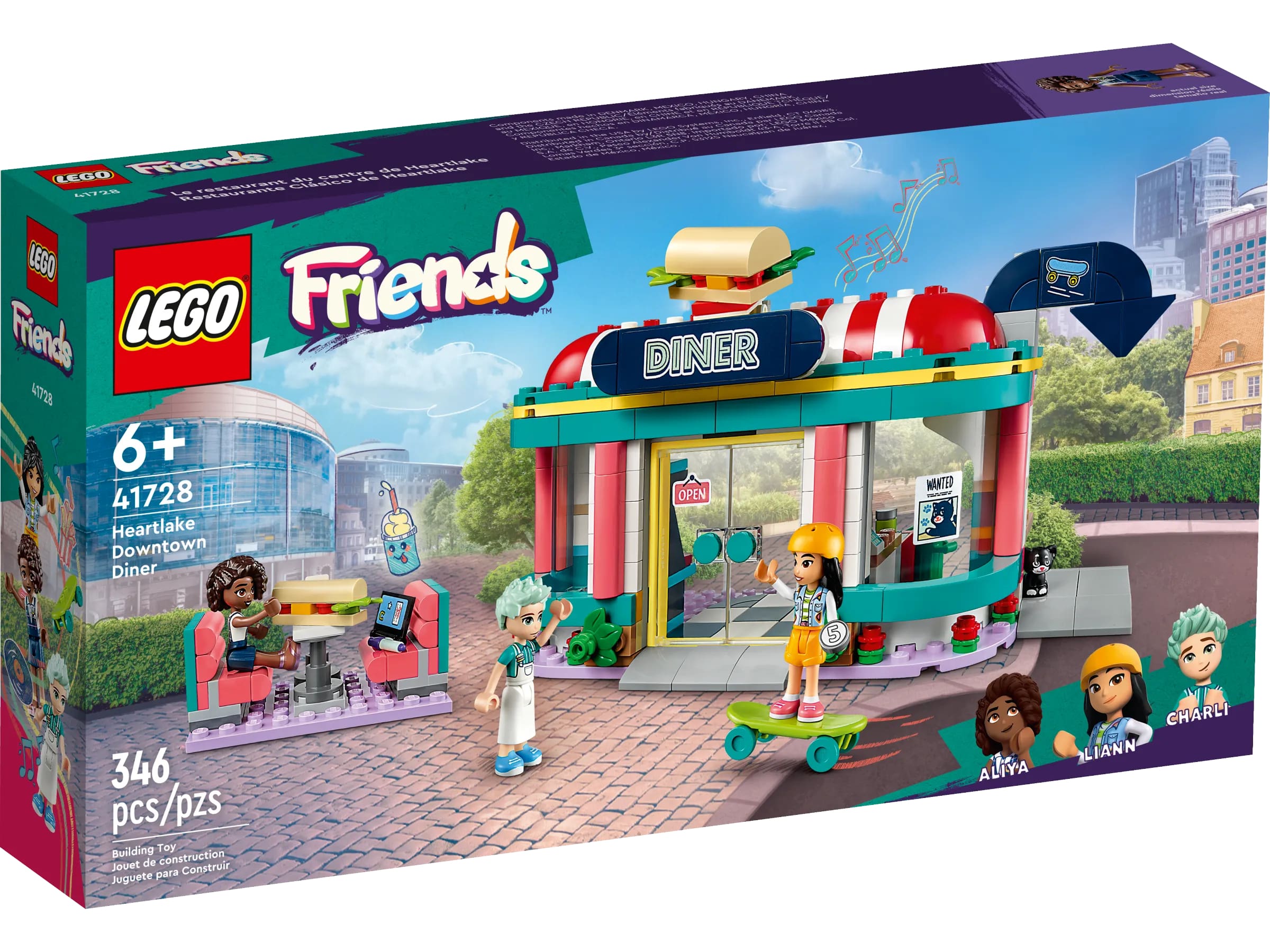 LEGO 41728 Friends Хартлейк Сіті: ресторанчик у центрі міста