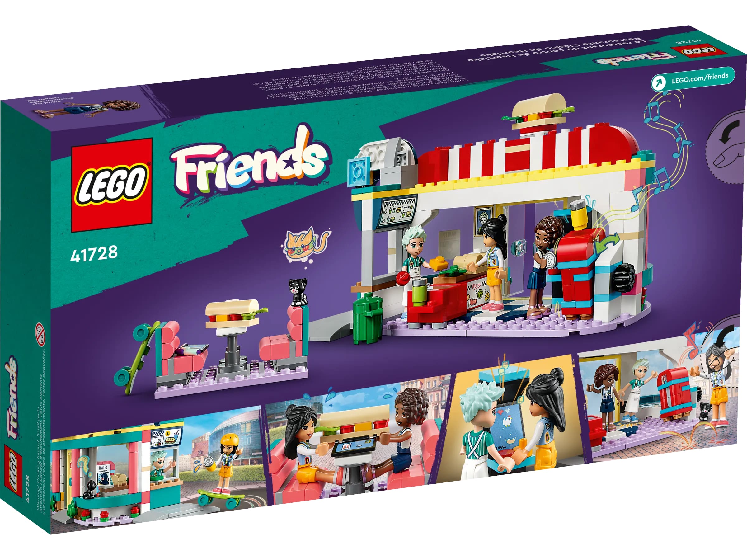 LEGO 41728 Friends Хартлейк Сіті: ресторанчик у центрі міста