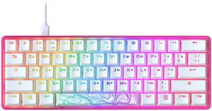 Ігрова клавіатура HyperX Alloy Origins 60 Red USB RGB RU, Pink (572Y6AA)