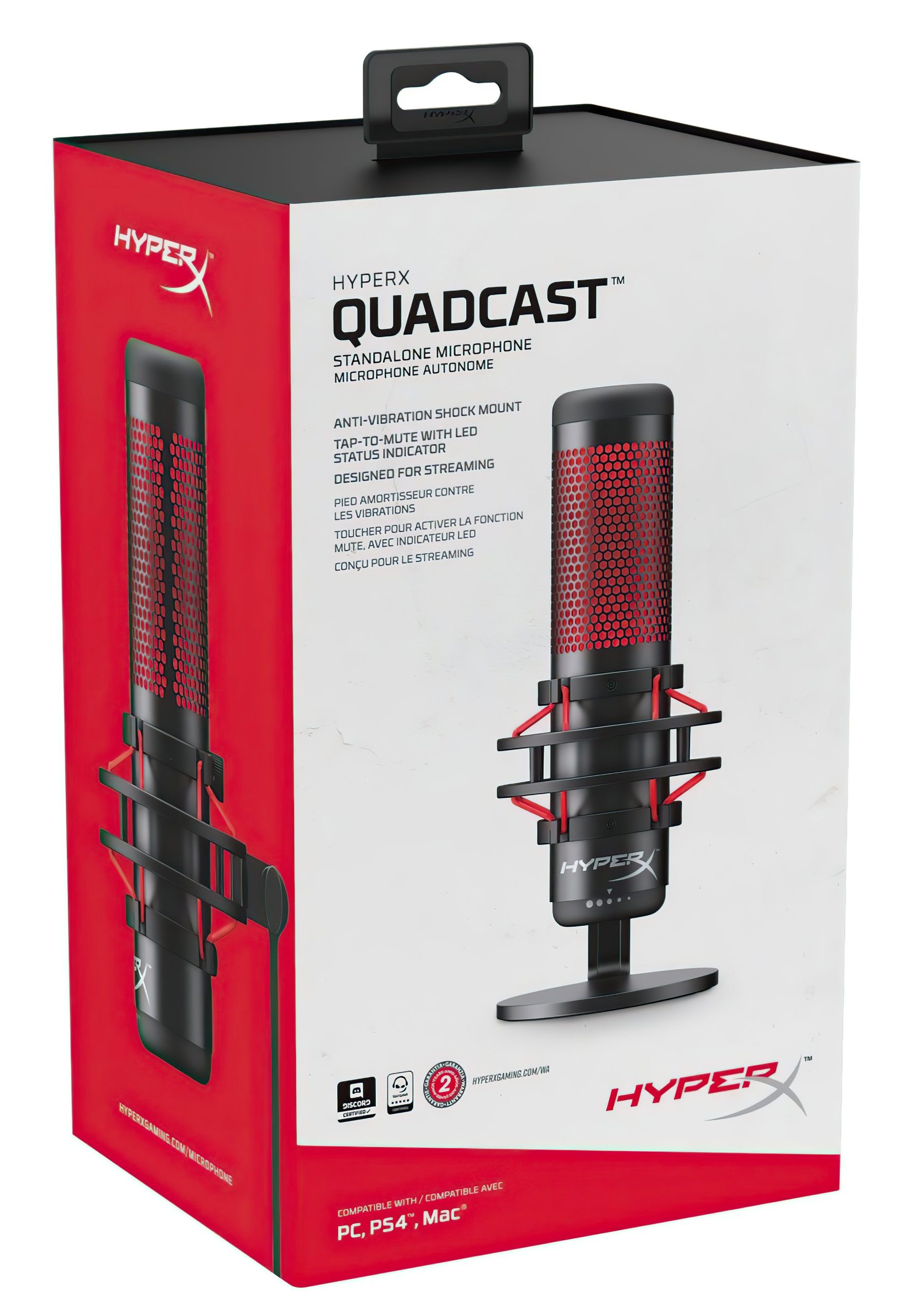 Мікрофон HyperX QuadCast Mic, Black (4P5P6AA)