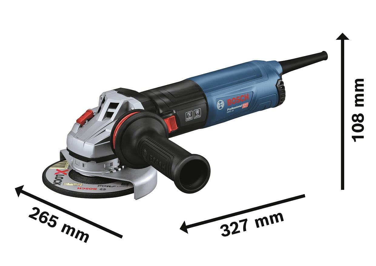 Шліфмашина кутова Bosch GWS 14-125 S, 125мм, 1400Вт, 1800-11500об•хв, 2.2кг