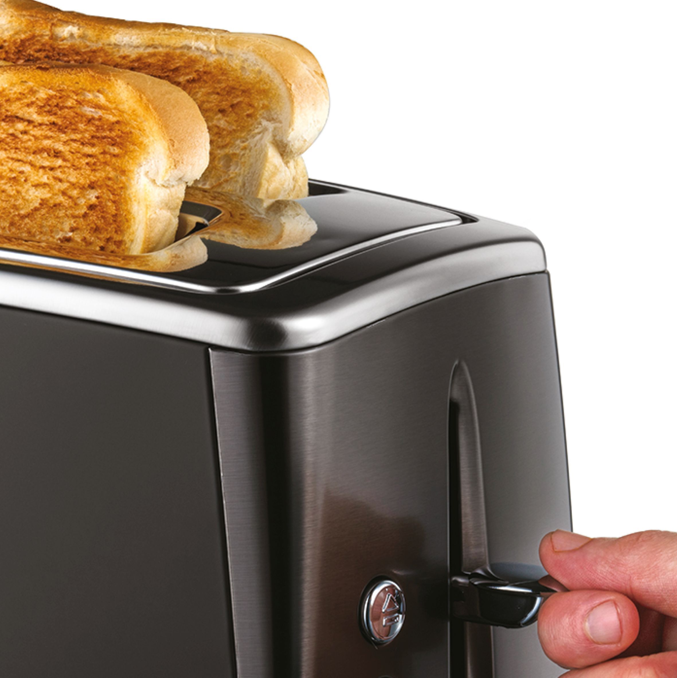 Тостер Russell Hobbs 26150-56 2 Slice Toaster Matte Black, 1550 Вт, 2 слоти, 5 режимів, чорний