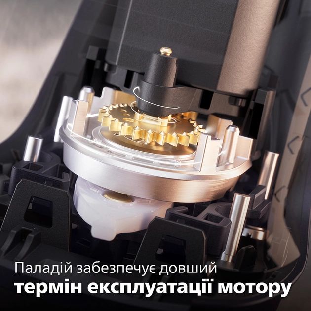 Бритва електр. Philips роторна Series 5000, 9Вт,  бритв.головок-3, Li-Ion, сух.+волог., тример, чехол, сірий