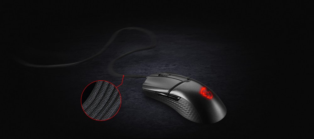 Миша MSI Clutch GM31 LIGHTWEIGHT, RGB, USB-A, чорний