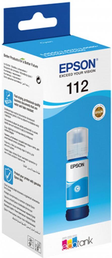 Контейнер с чернилами Epson 112 EcoTank L11160/L15150/L15160/L6490/L6550/L6570/L15180/L6580 Cyan pigm