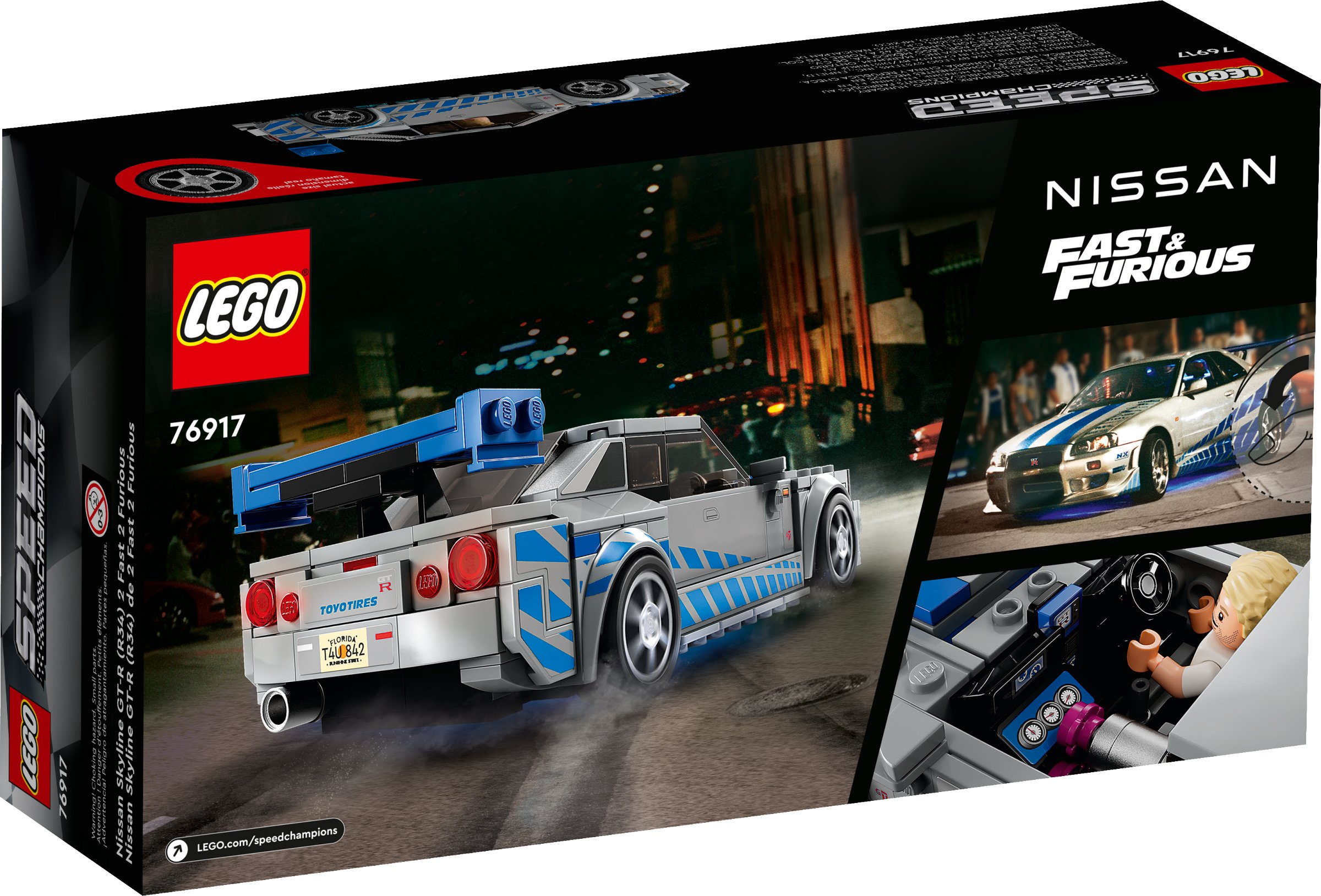 LEGO 76917 Speed Champions" Подвійний форсаж" Nissan Skyline GT-R (R34)