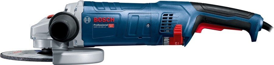 Шліфмашина кутова Bosch GWS 24-230 JZ, 230мм, 2400Вт , 8500об•хв, плавн. пуск, із системою захисту від пилу Cyclone Tech, 5.8кг