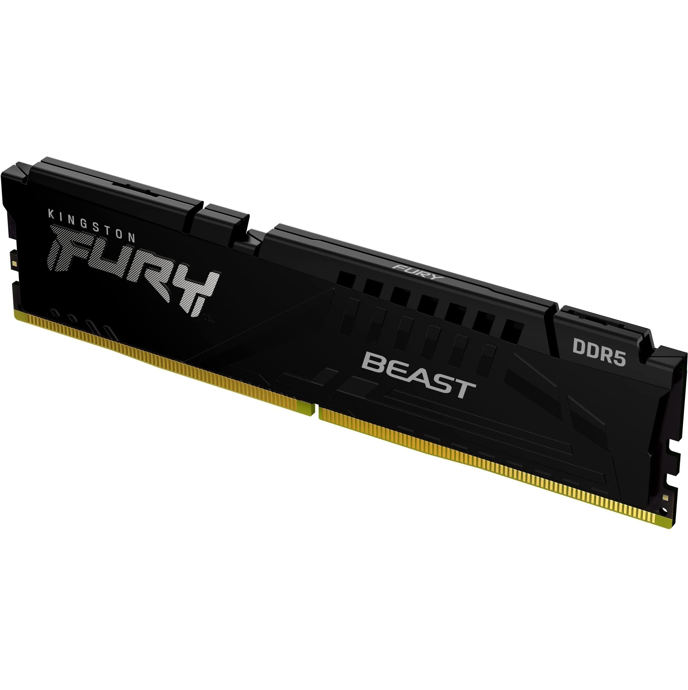 Память ПК Kingston DDR5 32GB 5200 FURY Beast Black (KF552C40BB-32)