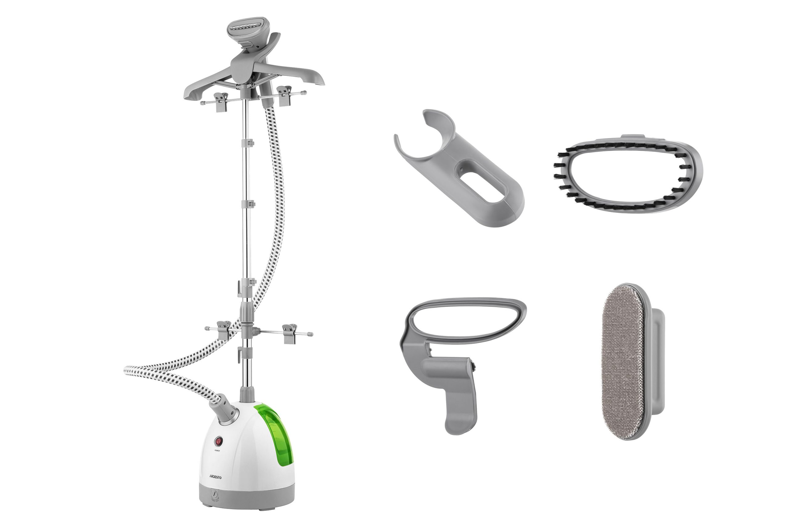Вертикальный отпариватель Ardesto IR-C8815-S белый с зеленым.