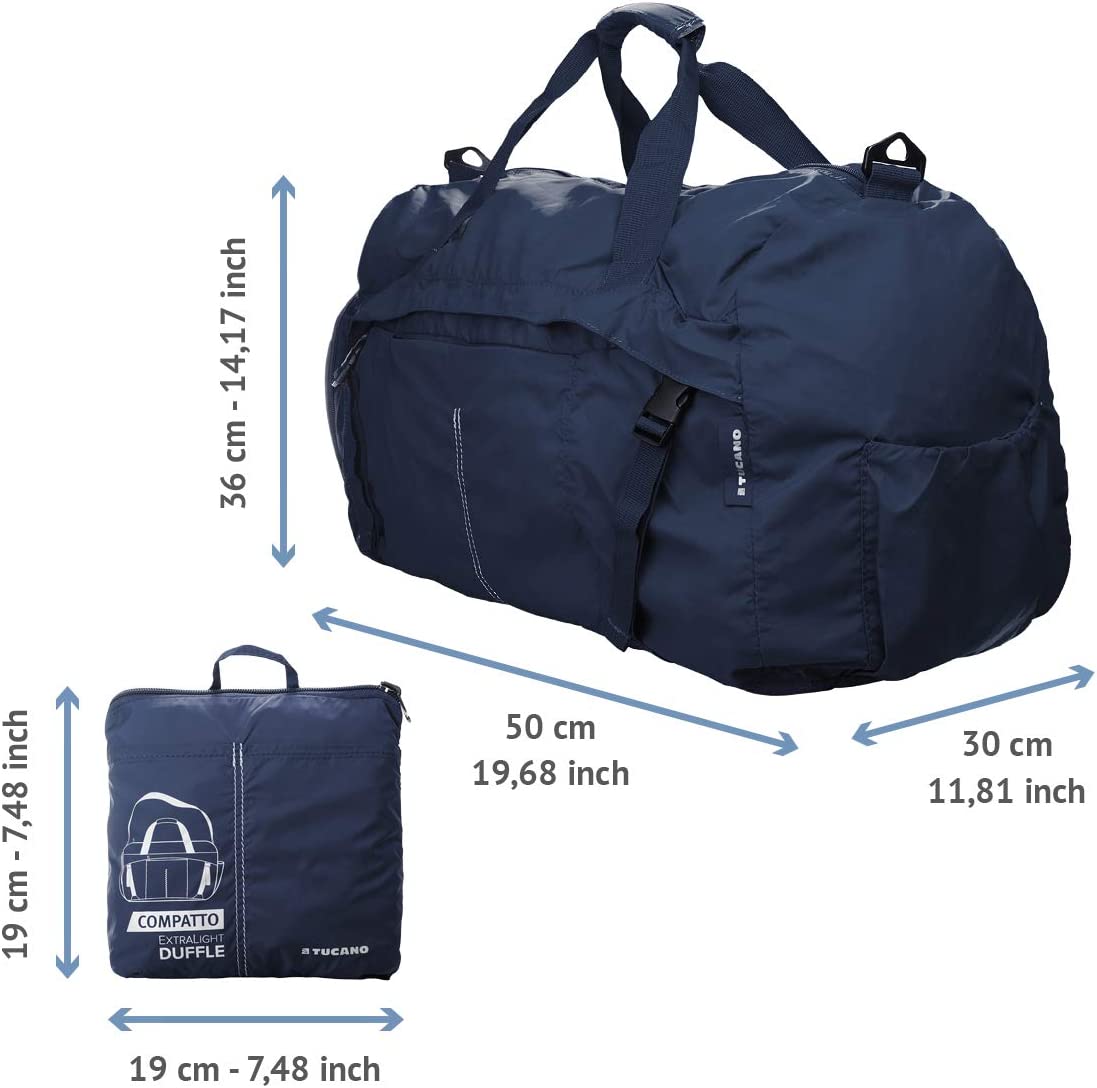 Сумка розкладна дорожня Tucano Compatto XL Duffle, синя