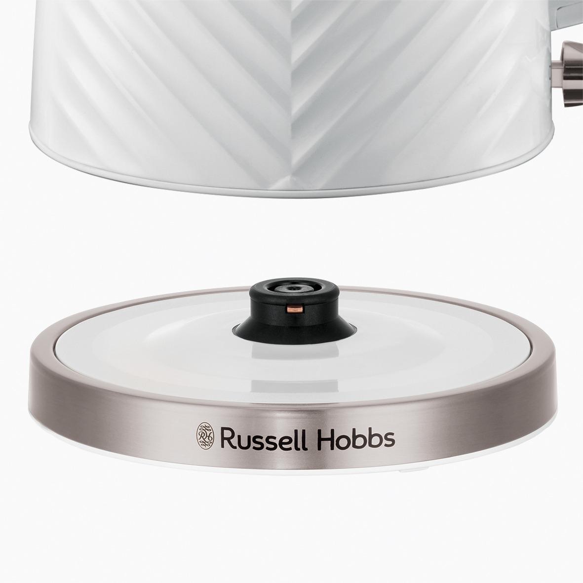 Електрочайник Russell Hobbs 26381-70 Groove, білий