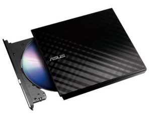 Зовнішній оптичний привід ASUS DVD ± R/RW USB 2.0 (90-DQ0435-UA221KZ) Black