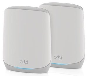 WiFi система NETGEAR Orbi RBK762S AX5400, WiFi 6, MESH, 3xGE LAN, 1xGE WAN, біл. кол. (2шт.) (RBK762S-100EUS)