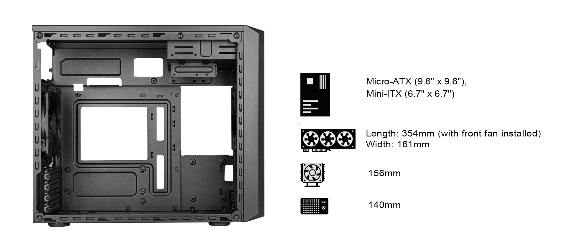 Корпус SilverStone FARA FA311-B (SST-FA311-B)