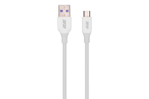 Кабель 2E USB-A – microUSB Glow 1m White (2E-CCAM-WH)