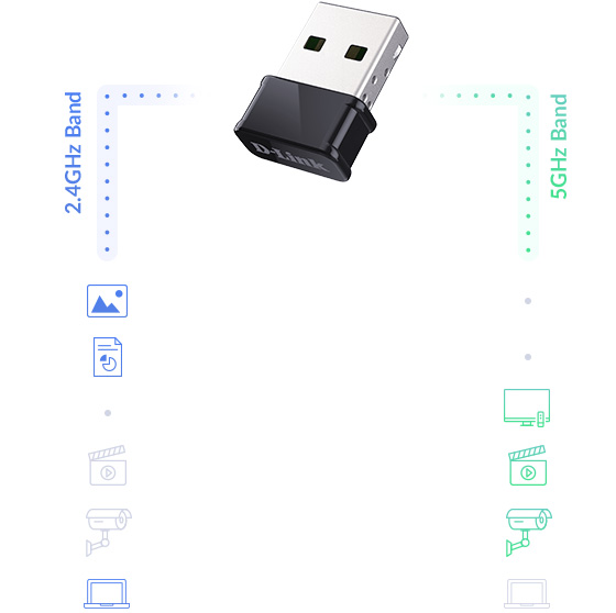 Wi-адаптер D-Link DWA-181 AC1300, USB