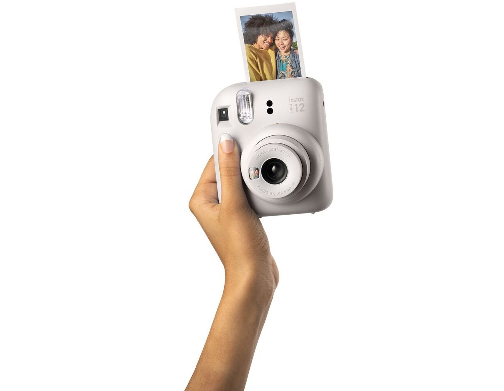 Фотокамера моментального друку Fujifilm INSTAX Mini 12 Clay White (16806121)