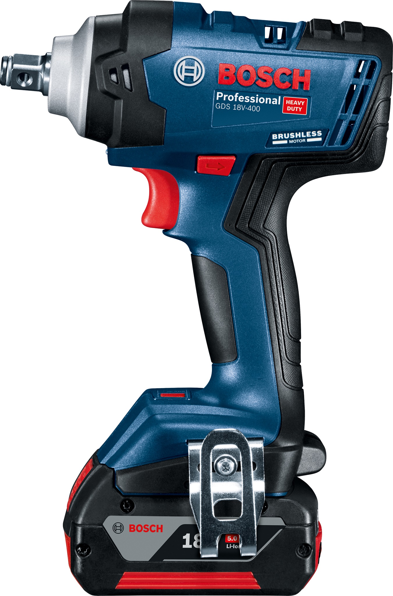 Гайковерт Bosch Professional GDS 18V-400, 2*18 В GBA 5 Аг (0.601.9K0.020)