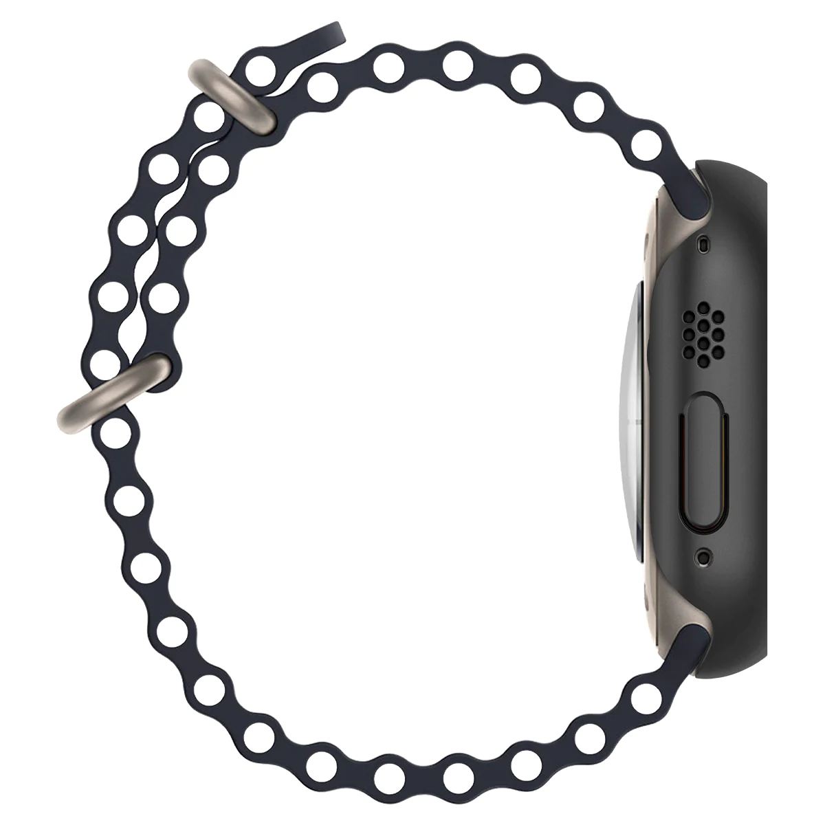 Чохол-накладка Spigen для Apple Watch Ultra (49mm) Thin Fit, Black (ACS05458)