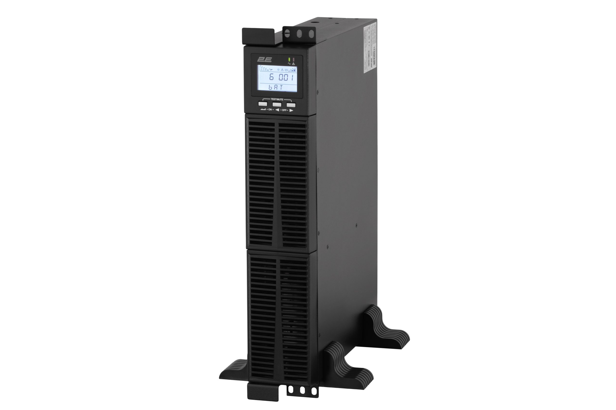 ДБЖ 2E OD1000RT, 1000va/900w, rt2u, lcd, usb, 3xschuko (2E-OD1000RT)