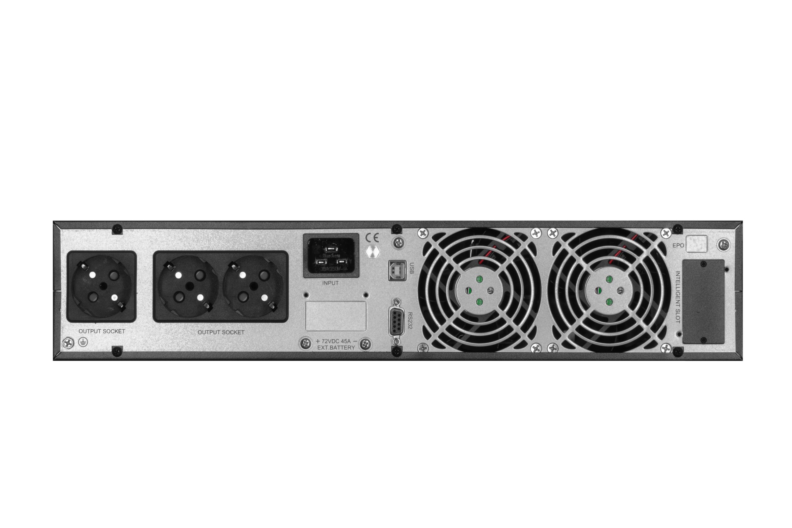 ДБЖ 2E OD3000RT, 3000va/2700w, rt2u, lcd, usb, 4xschuko (2E-OD3000RT)