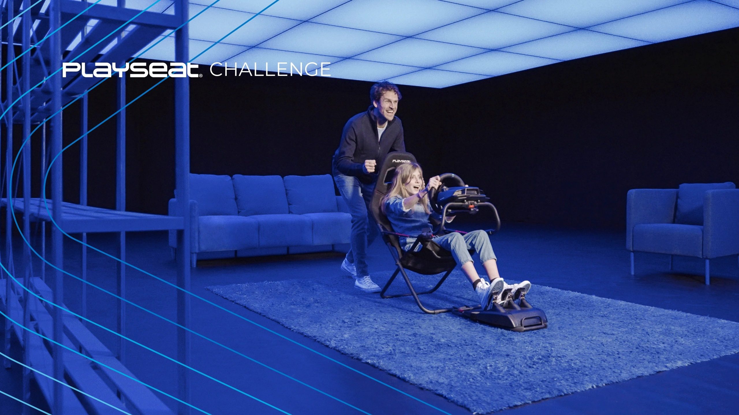 Ігрове крісло з кріпленням для Керма Playseat Challenge - ActiFit