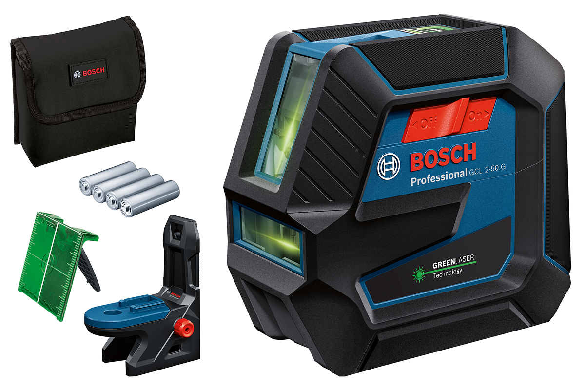 Лазерний нівелір Bosch Professional GCL 2-50 G з тримачем RM 10 (0.601.066.M00)