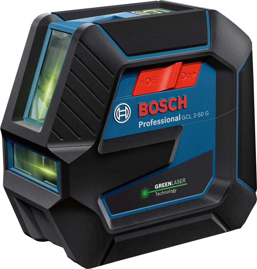 Лазерний нівелір Bosch Professional GCL 2-50 G зі штативом BT 150, тримачем RM 10 (0.601.066.M01)