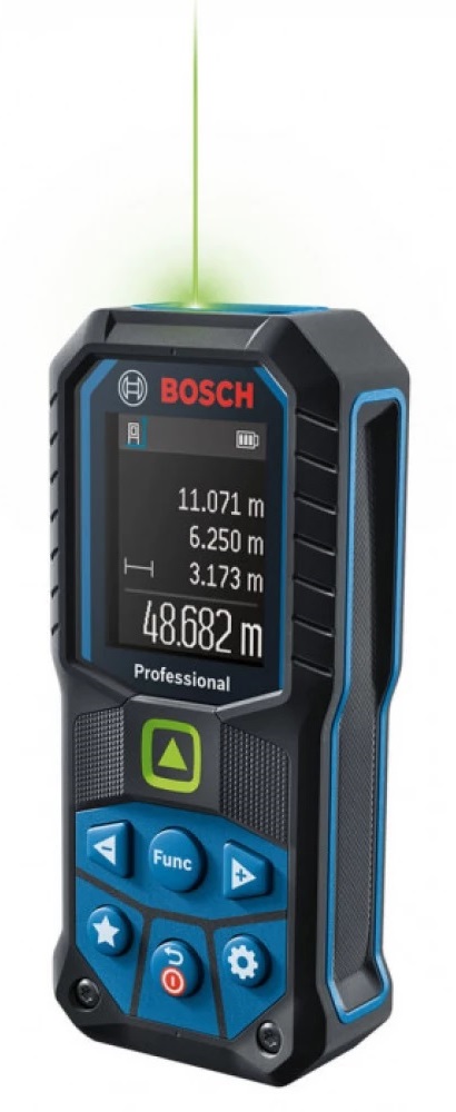 Далекомір лазерний Bosch GLM 50-25 G, 0.05–50м, ±1.5мм/м, з чохлом, 0.2кг