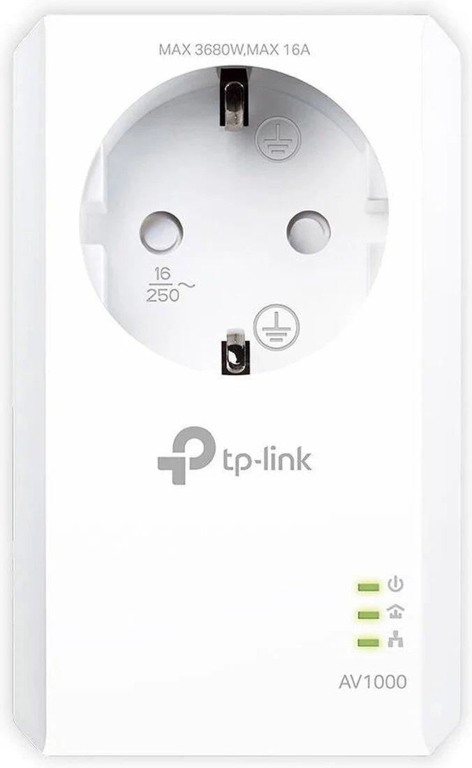 Powerline-адаптер TP-LINK TL-PA7017P AV1000 1xGE розетка