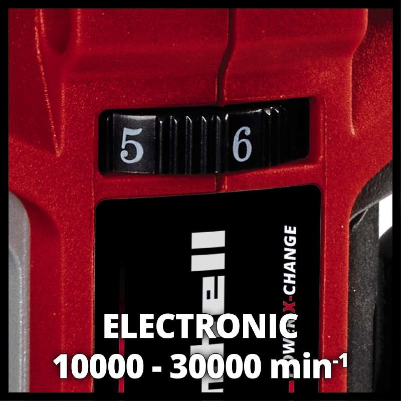 Фрезер акумуляторний Einhell TP-RO 18LI BL - Solo, 18В, цанга 6 та 8мм, 10000-30000об•хв, 2.26кг, без АКБ та ЗП