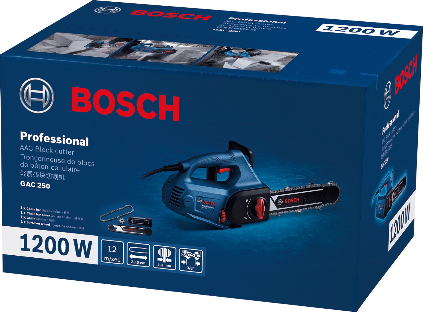 Пила для газобетонних блоків Bosch Professional GAC 250 (0.601.2B6.020)