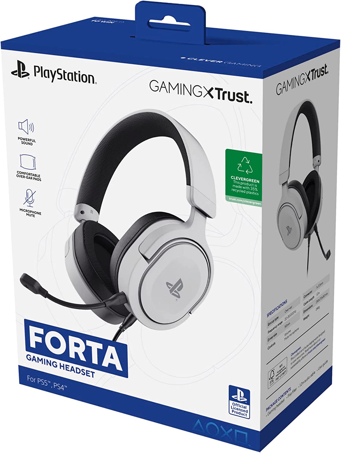 Игровая гарнитура Trust GXT 498 FORTA для PS5 White (24716_TRUST)