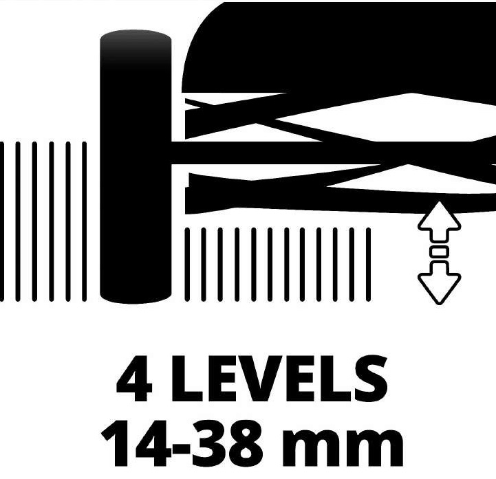 Газонокосарка Einhell GE-HM 18/38 Li, 18В, PXC (без АКБ та ЗП), (3414200)