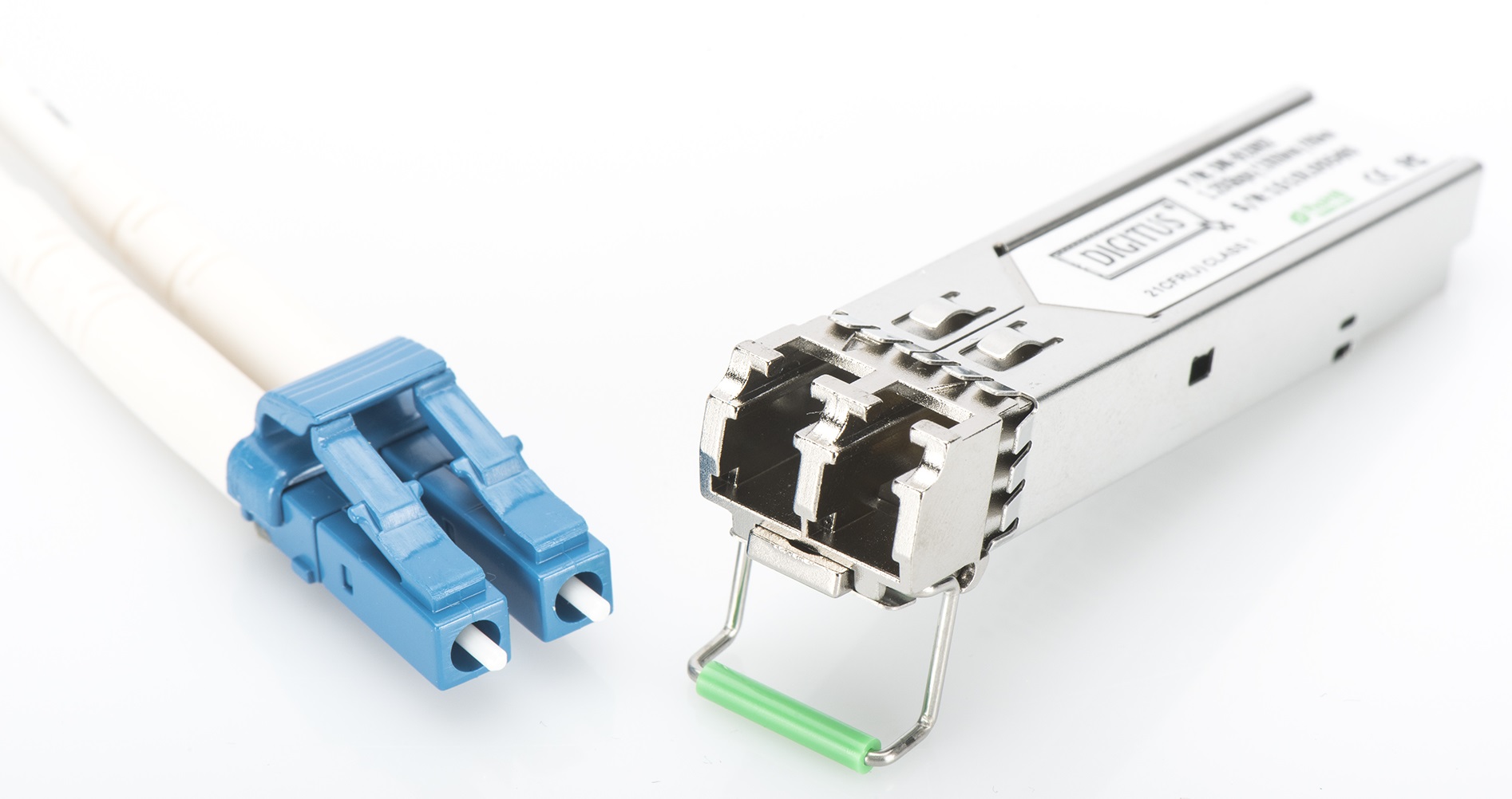 Модуль DIGITUS 1.25 Gbps SFP, 80km, SM, LC Duplex, 1000Base-ZX, 1550nm