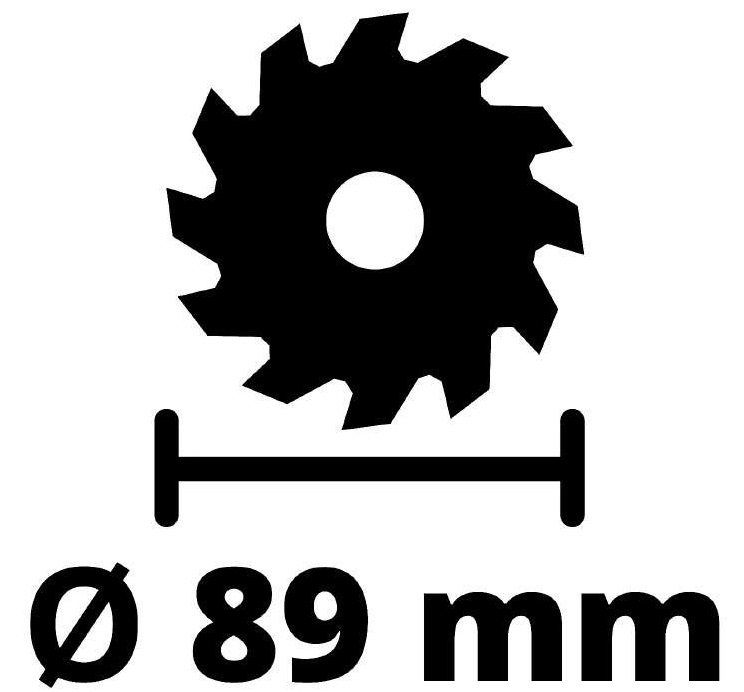 Міні-пила циркулярна Einhell TE-CS 18/89 Li (без АКБ та ЗП) (4331100)