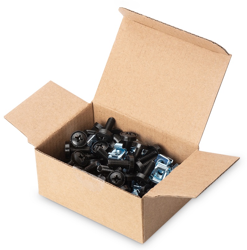 Кріпильний набір DIGITUS M6 Screws&Nuts, 50 pcs., black