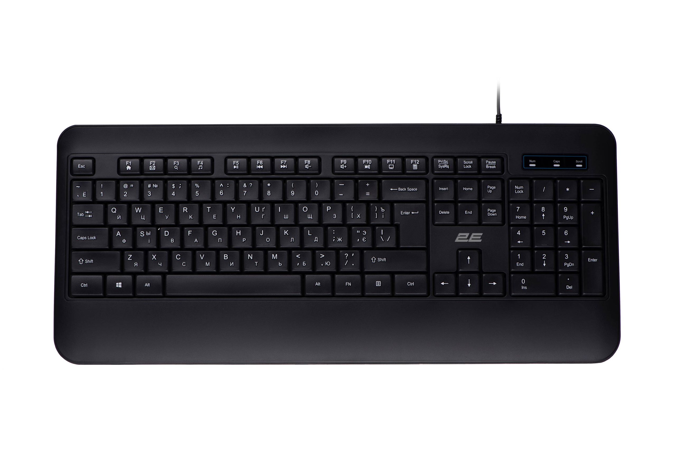 Клавіатура 2Е KS109 USB Black (2E-KS109UB)