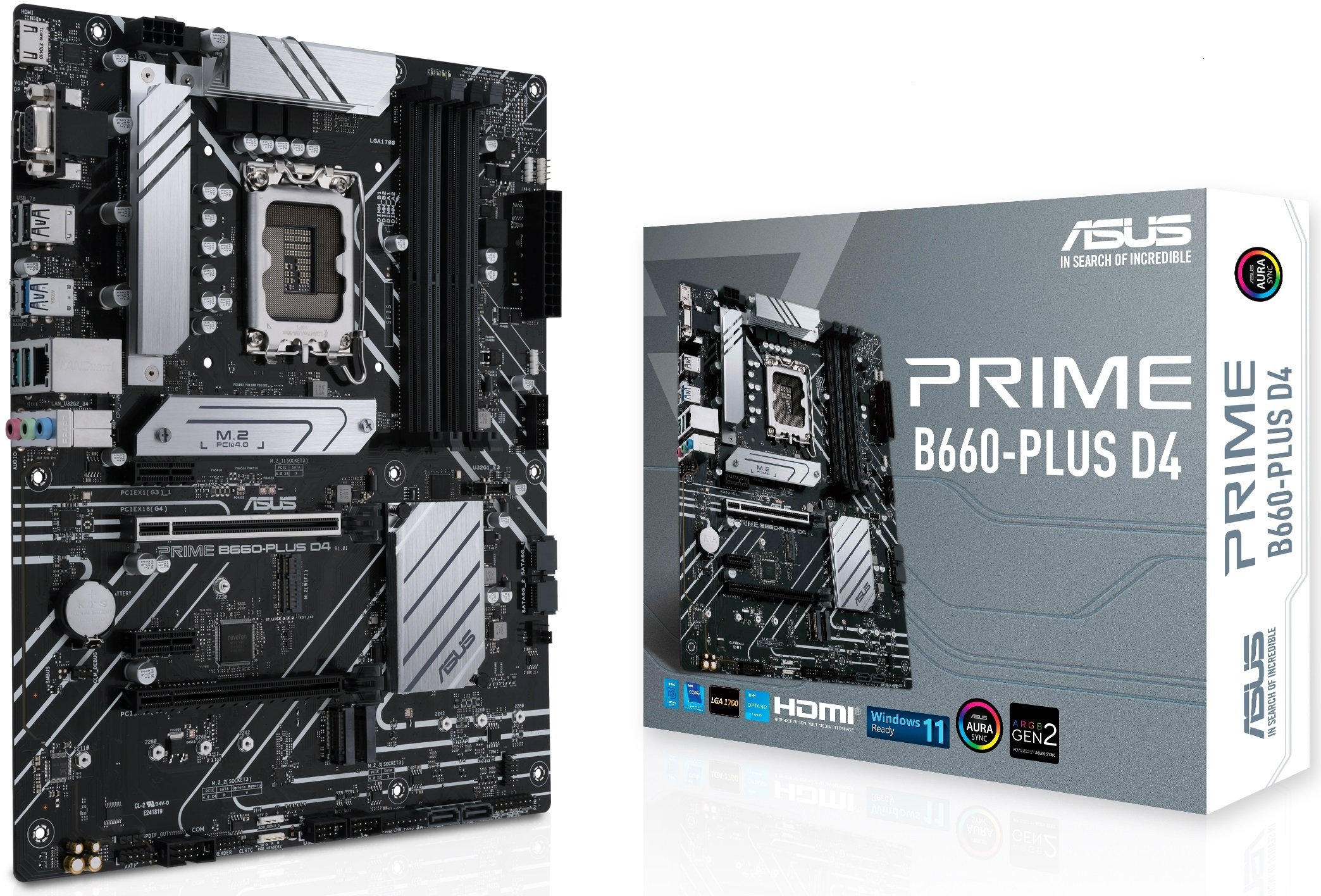 Материнська плата ASUS PRIME B660-PLUS D4 (90MB18X0-M1EAY0)