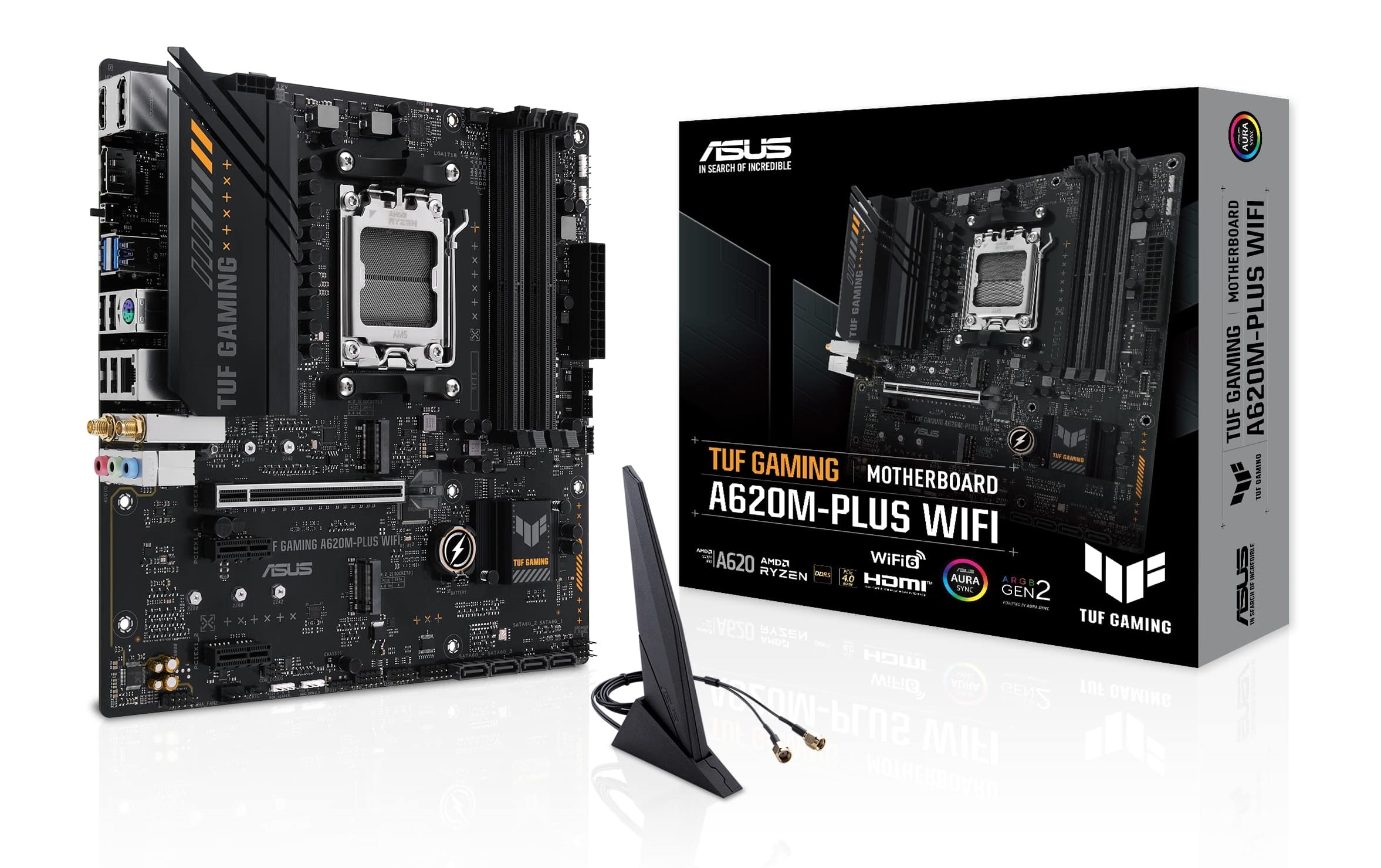 Материнська плата ASUS TUF GAMING A620M-PLUS WIFI (90MB1F00-M0EAY0)