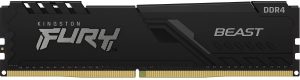 Пам'ять ПК Kingston DDR4 64GB KIT (32GBx2) 3600 Fury Beast Black (KF436C18BBK2/64)