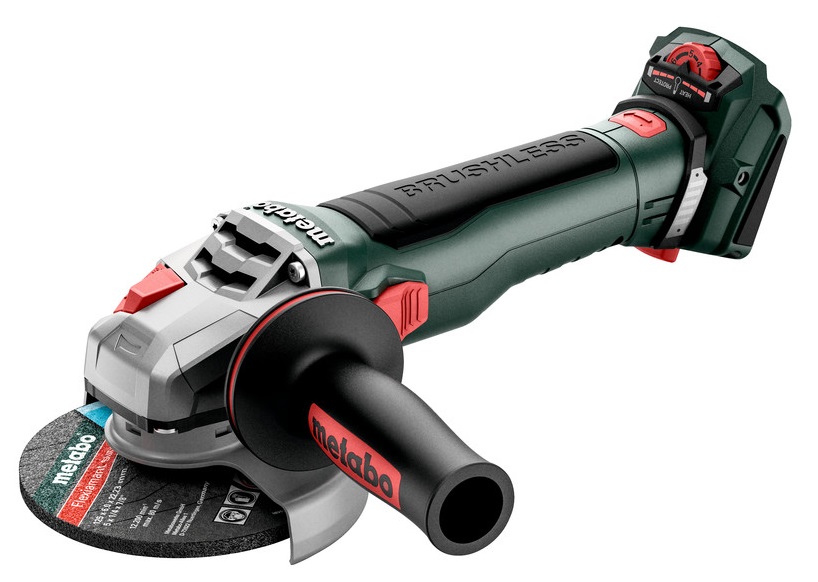 Шліфмашина кутова акумуляторна Metabo WVB 18 LT BL 11-125, 125мм, 18В, 2800-10000об•хв, М14, 1.8кг, без АКБ та ЗП